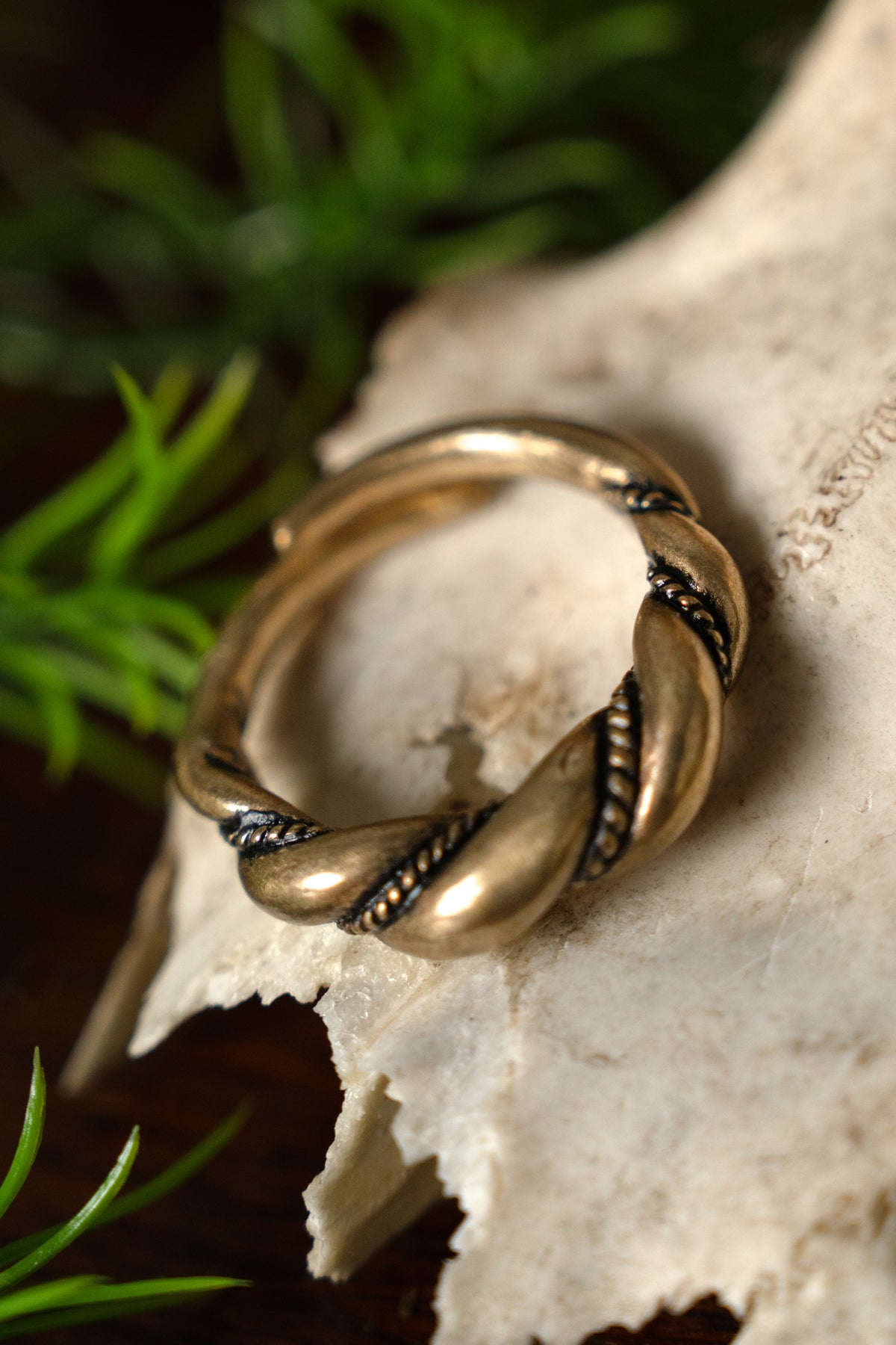 Viking ring Birka, bronze