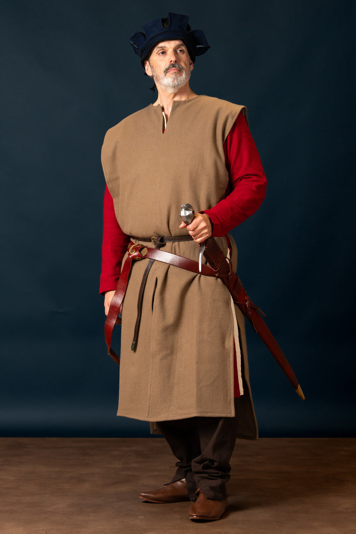 Cyclas, overdressed, Bernard, wool blend, brown