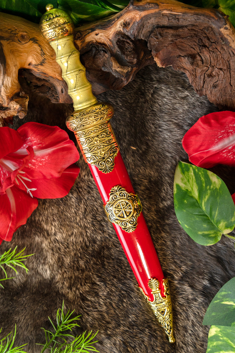 Pugnale romano, semi-affilato