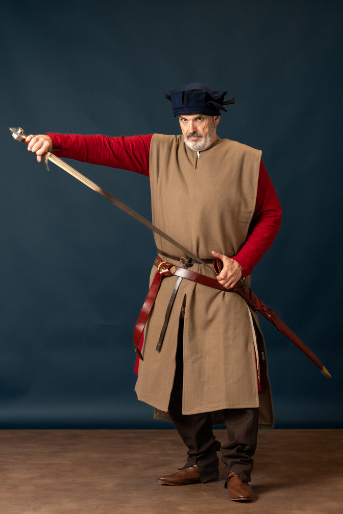 Cyclas, overdressed, Bernard, wool blend, brown