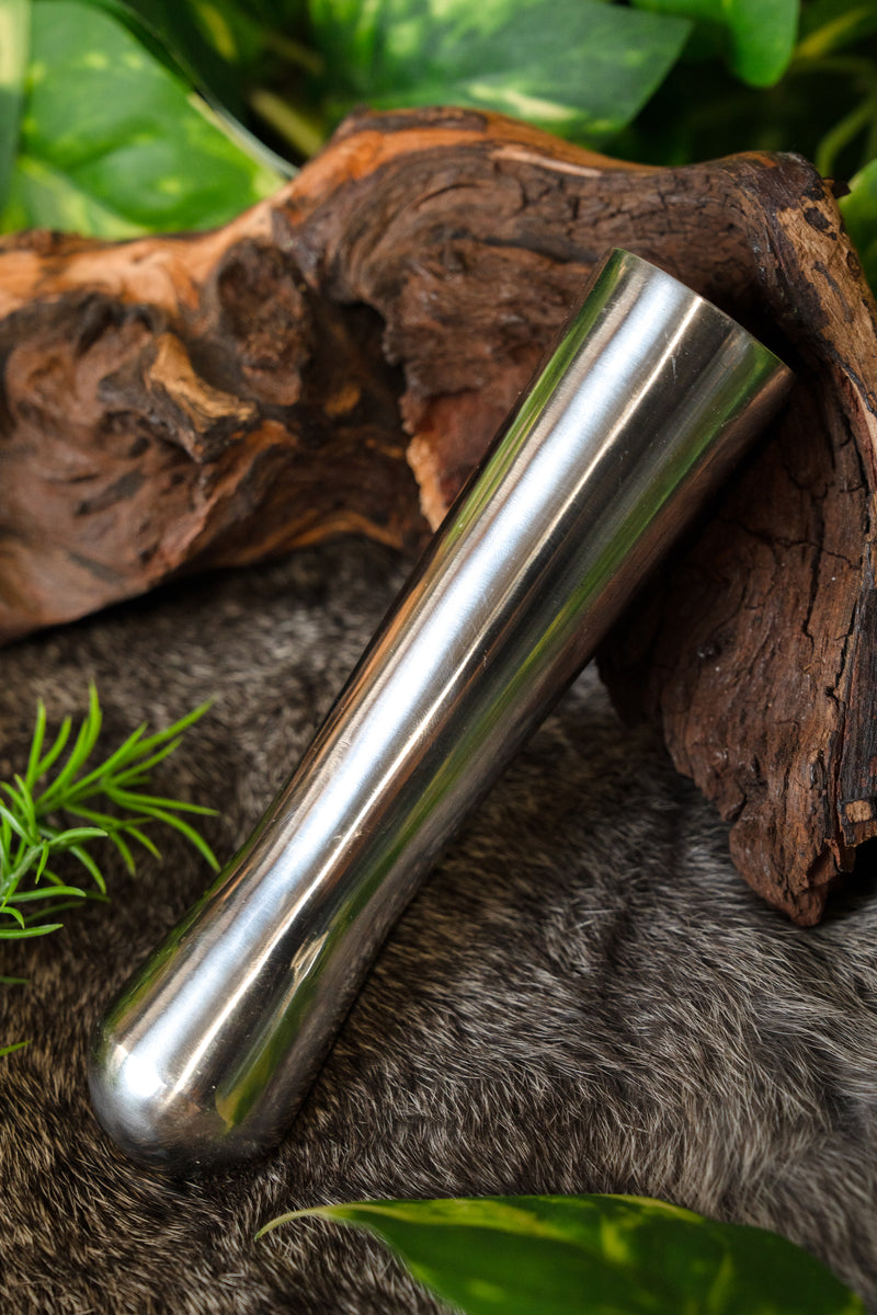 Casquillo redondo para asta de lanza, romo (battle-ready)