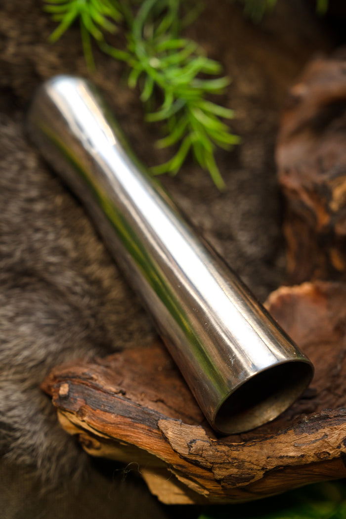 Round butt cap for spear, blunt (battle-ready)