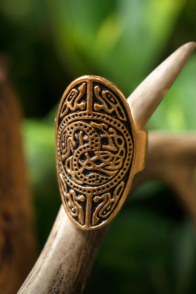 Sächsischer Ring Trewhiddle, Bronze