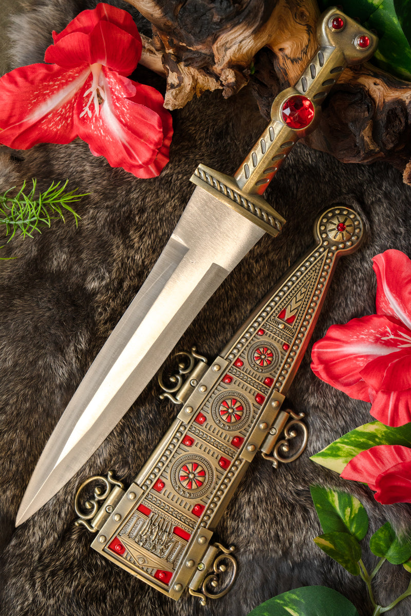 Romersk pugio Gaius, type 2, semi-skarpt