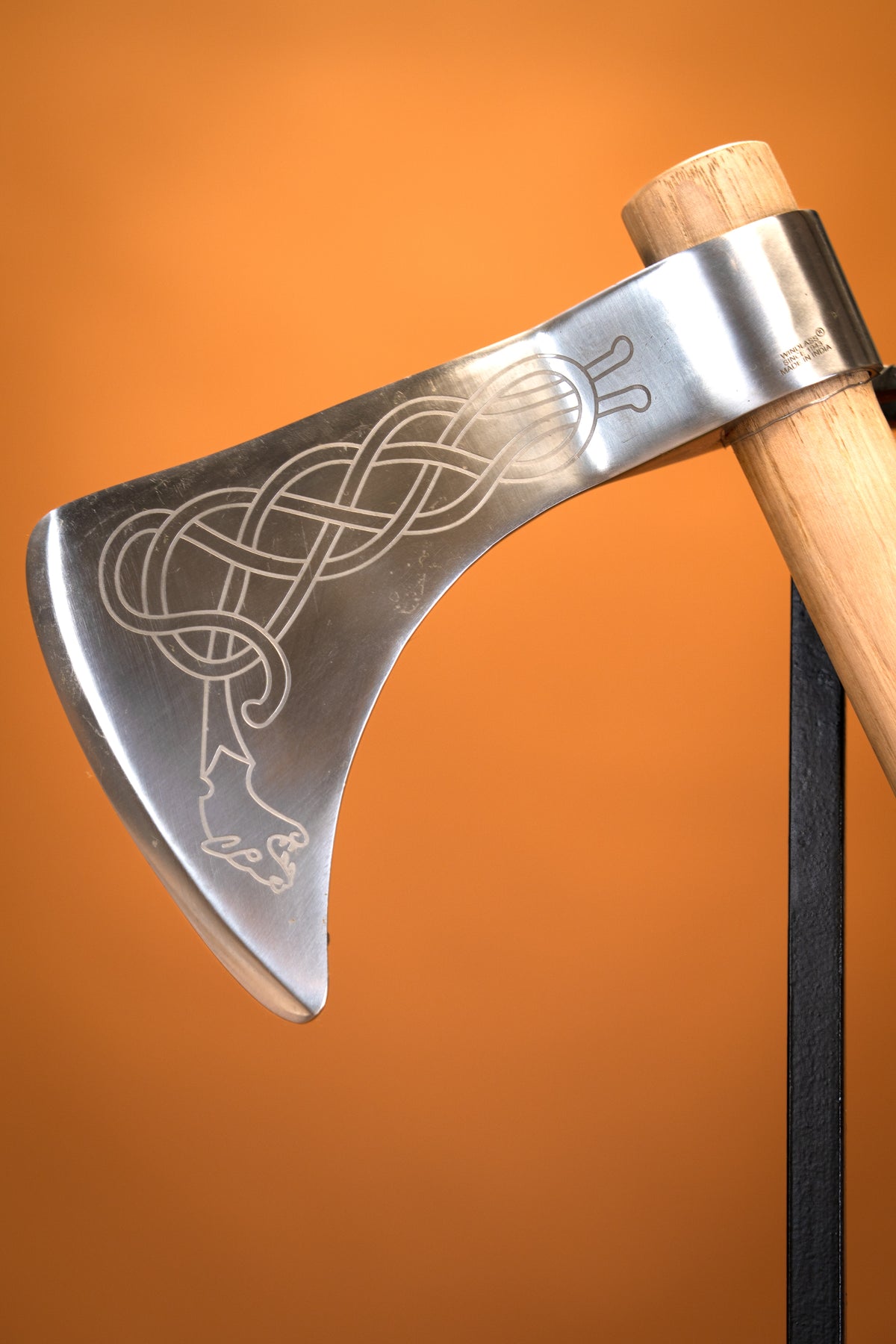 Viking axe, skeggox, engraved, type C, semi-sharp
