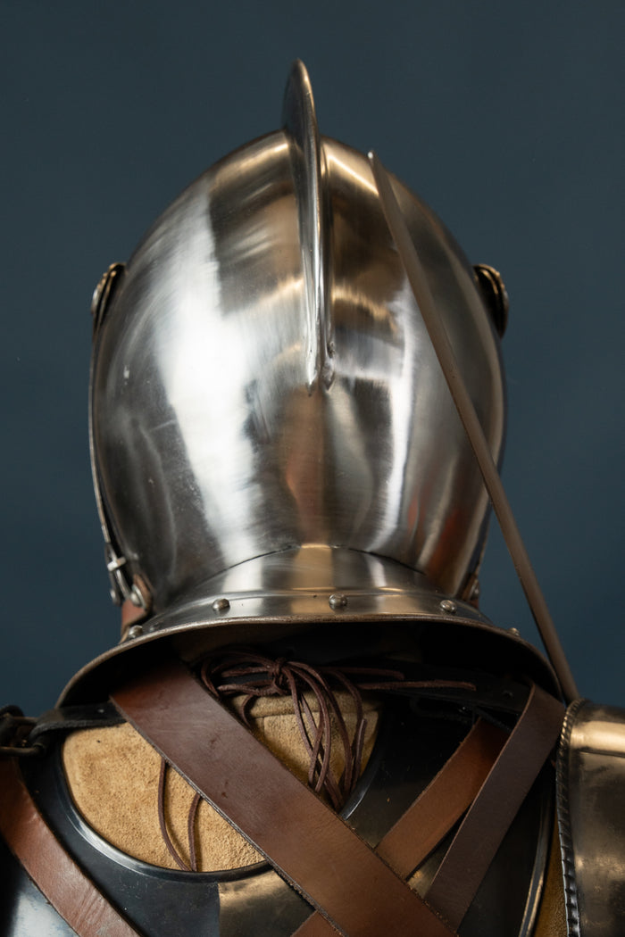 17th century closed helm, 1.6 mm