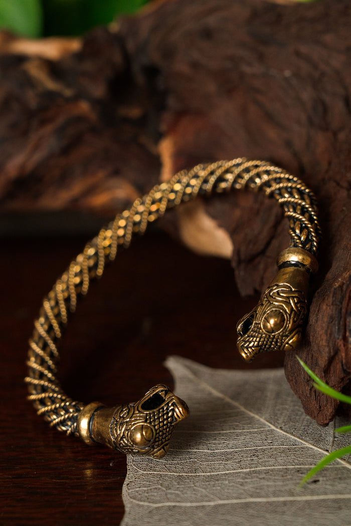 Oseberg Viking bracelet L, bronze