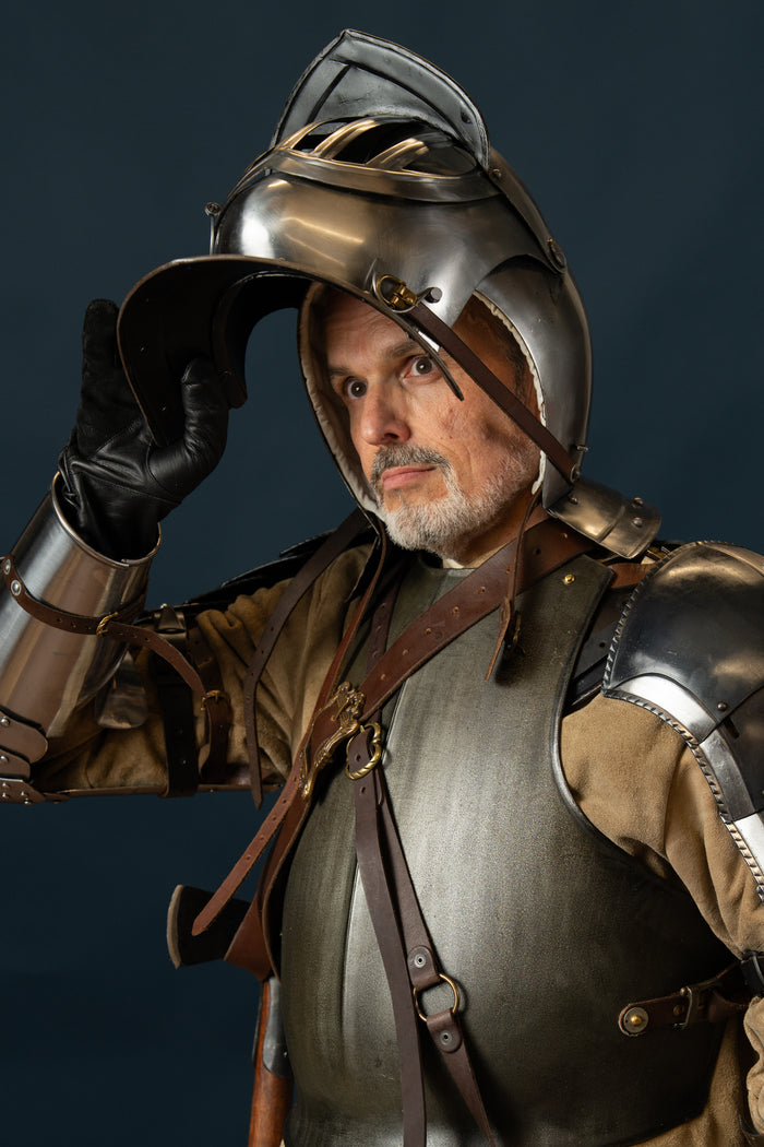 17th century closed helm, 1.6 mm