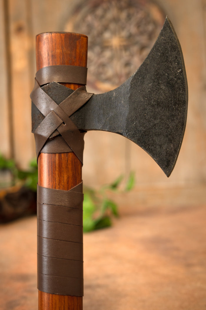 Viking Daneaxe with Runes, Type M, Semi Sharp