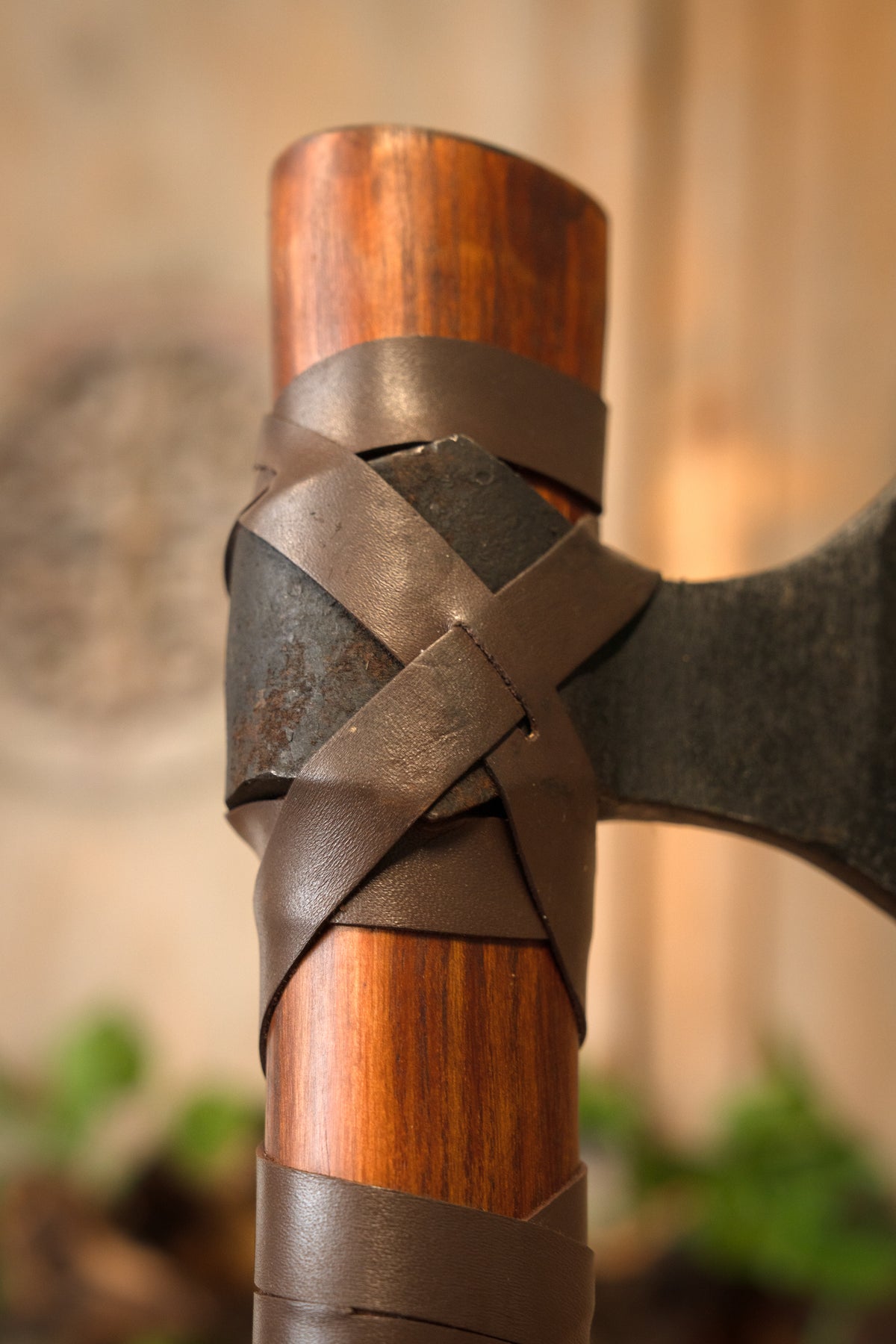 Viking Daneaxe with Runes, Type M, Semi Sharp