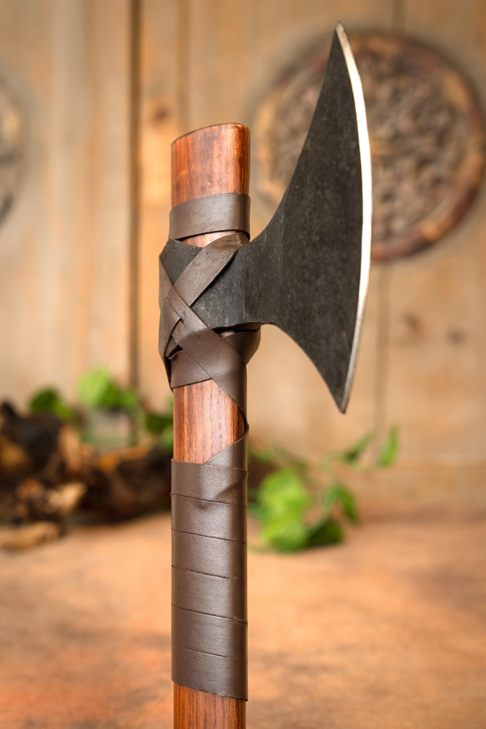 Viking Daneaxe with Runes, Type M, Semi Sharp