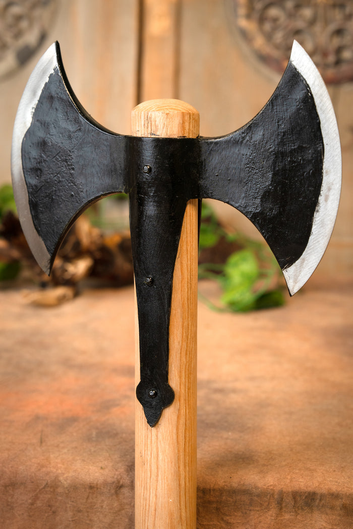 Viking double axe, semi-sharp