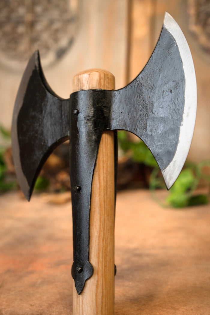 Viking double axe, semi-sharp