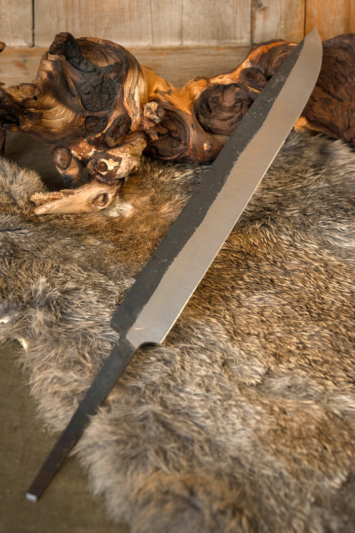 Alemannic seaxblade, size
