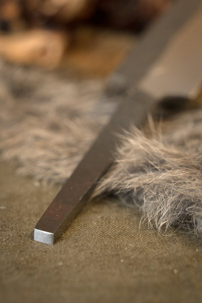 Alemannic seaxblade, size