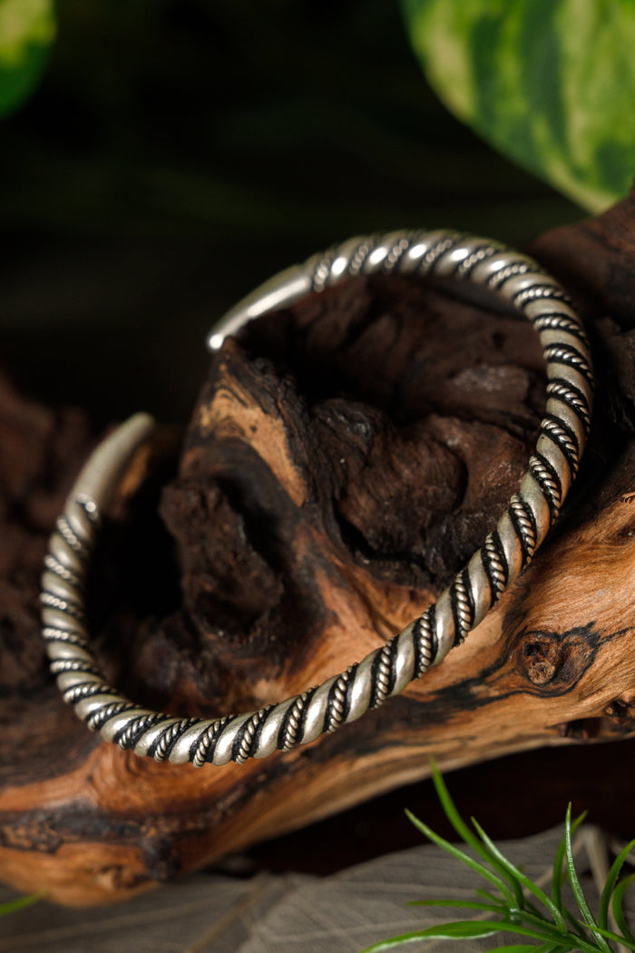 Viking bracelet Halsingland, silvered bronze