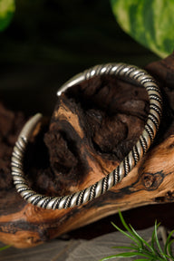 Viking bracelet Halsingland, silvered bronze