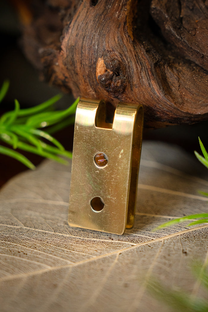 Belt plate 2 cm, bronze