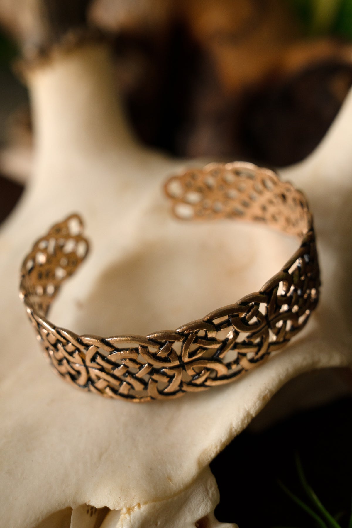 Celtic bracelet Book of Kells, bronze