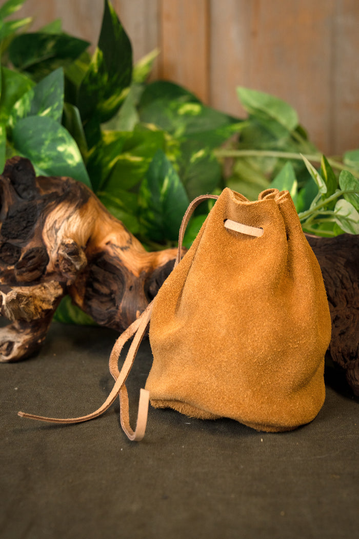 Historical leather pouch