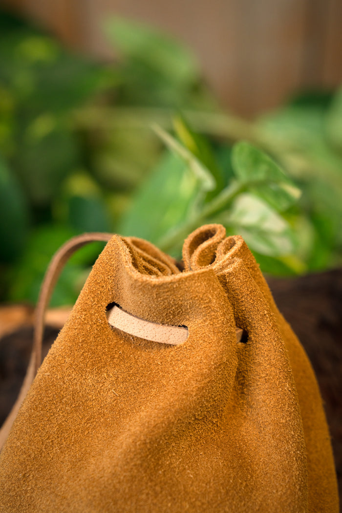 Historical leather pouch