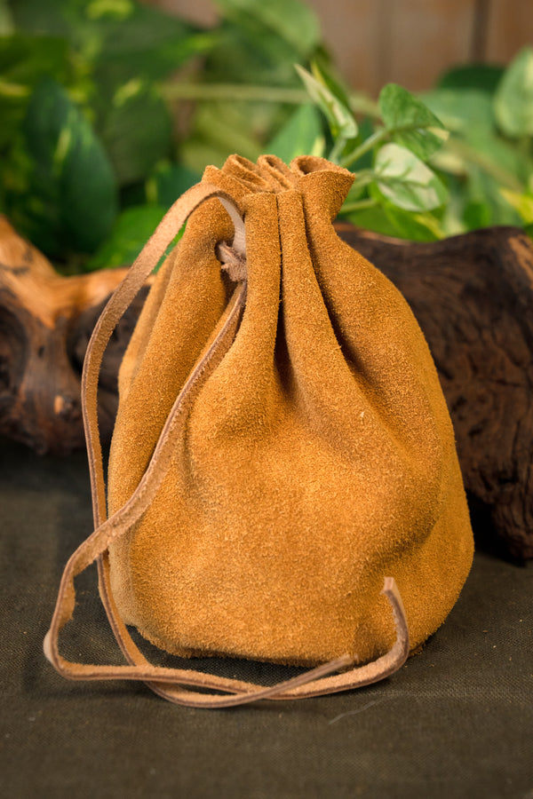 Historical leather pouch