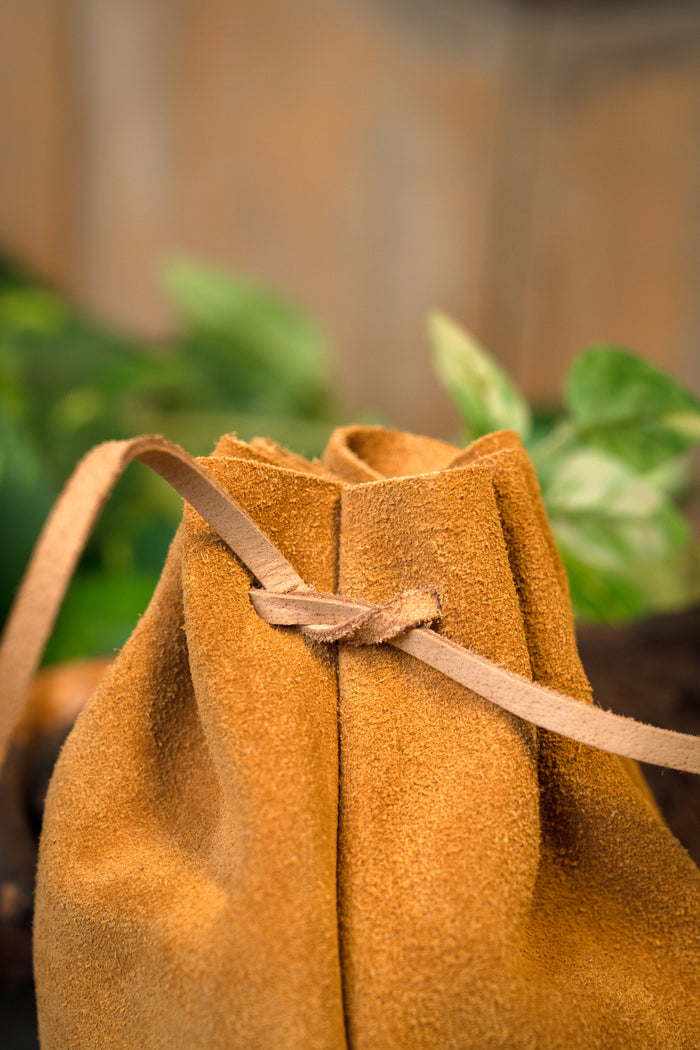 Historical leather pouch