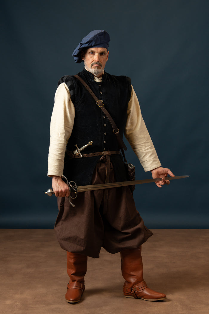 Renaissance puff pants Offnir, brown