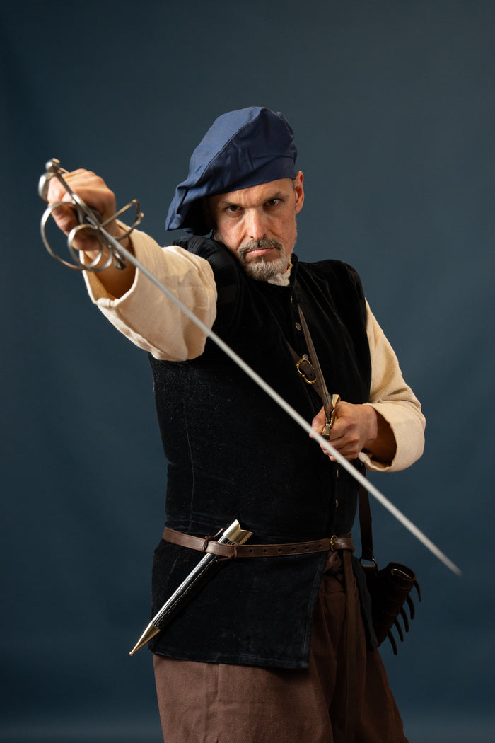 Side Sword with steel wire grip, sharp