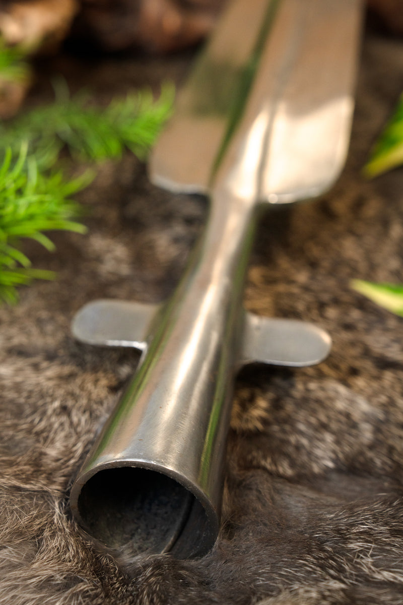Boar hunting spearhead, blunt (battle-ready)