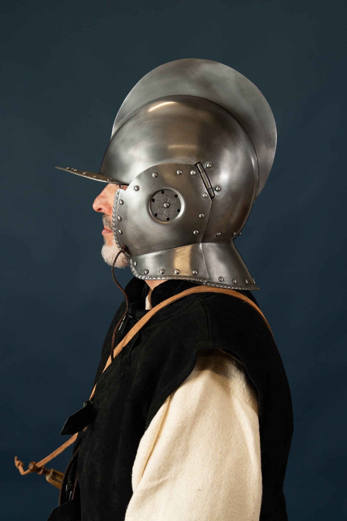 Burgonet helmet Sigismund, 1.2 mm