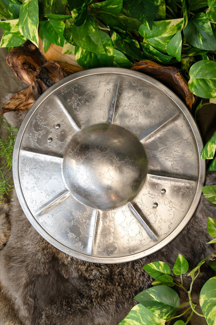 Medieval buckler, patinated, type IA