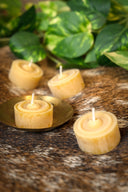 Tealight in cera d’api, set da 10