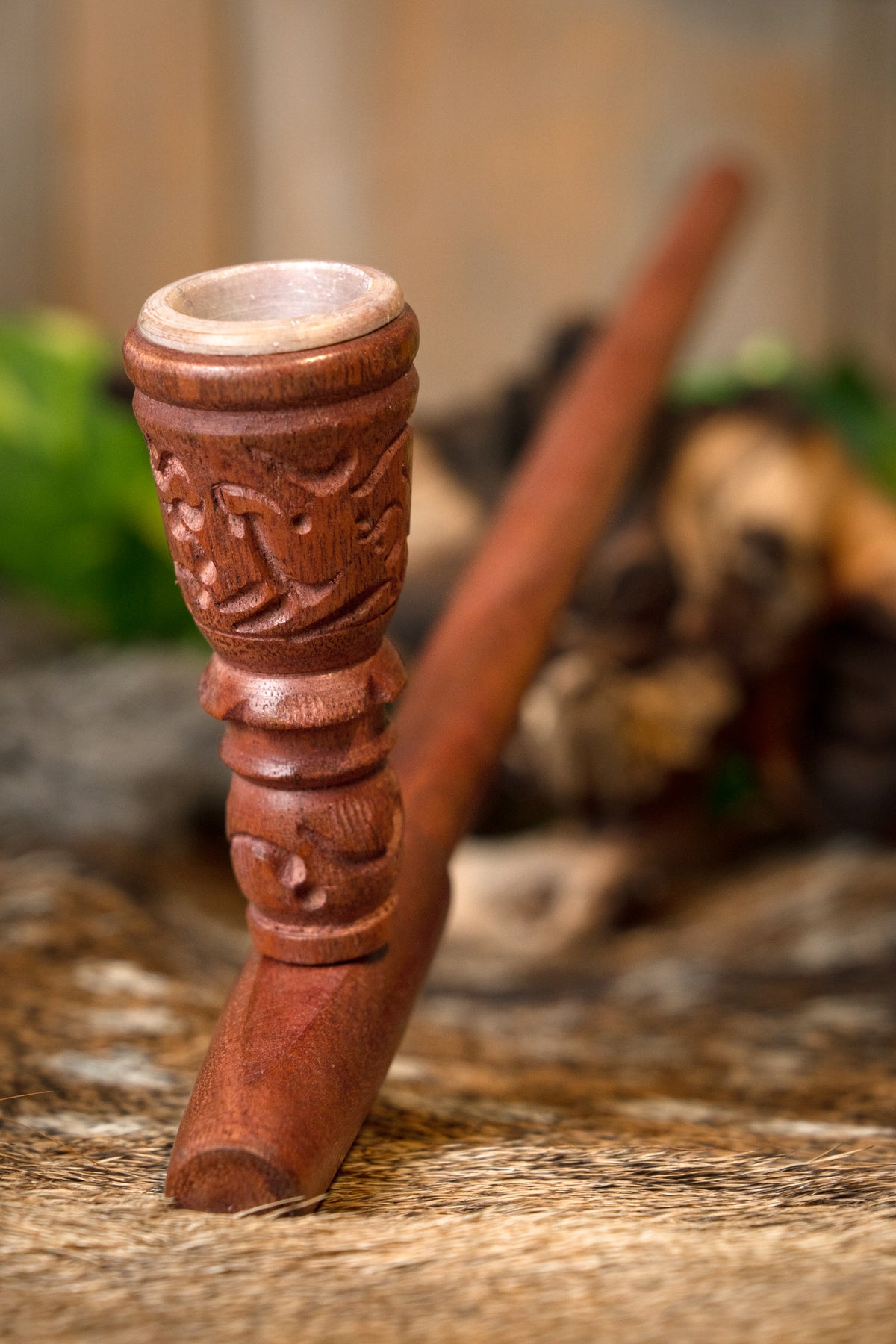 Wooden Pipe Wizard