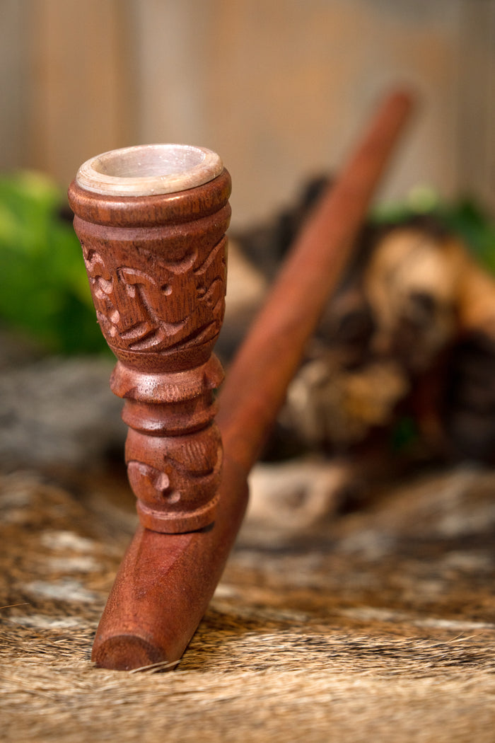 Wooden Pipe Wizard