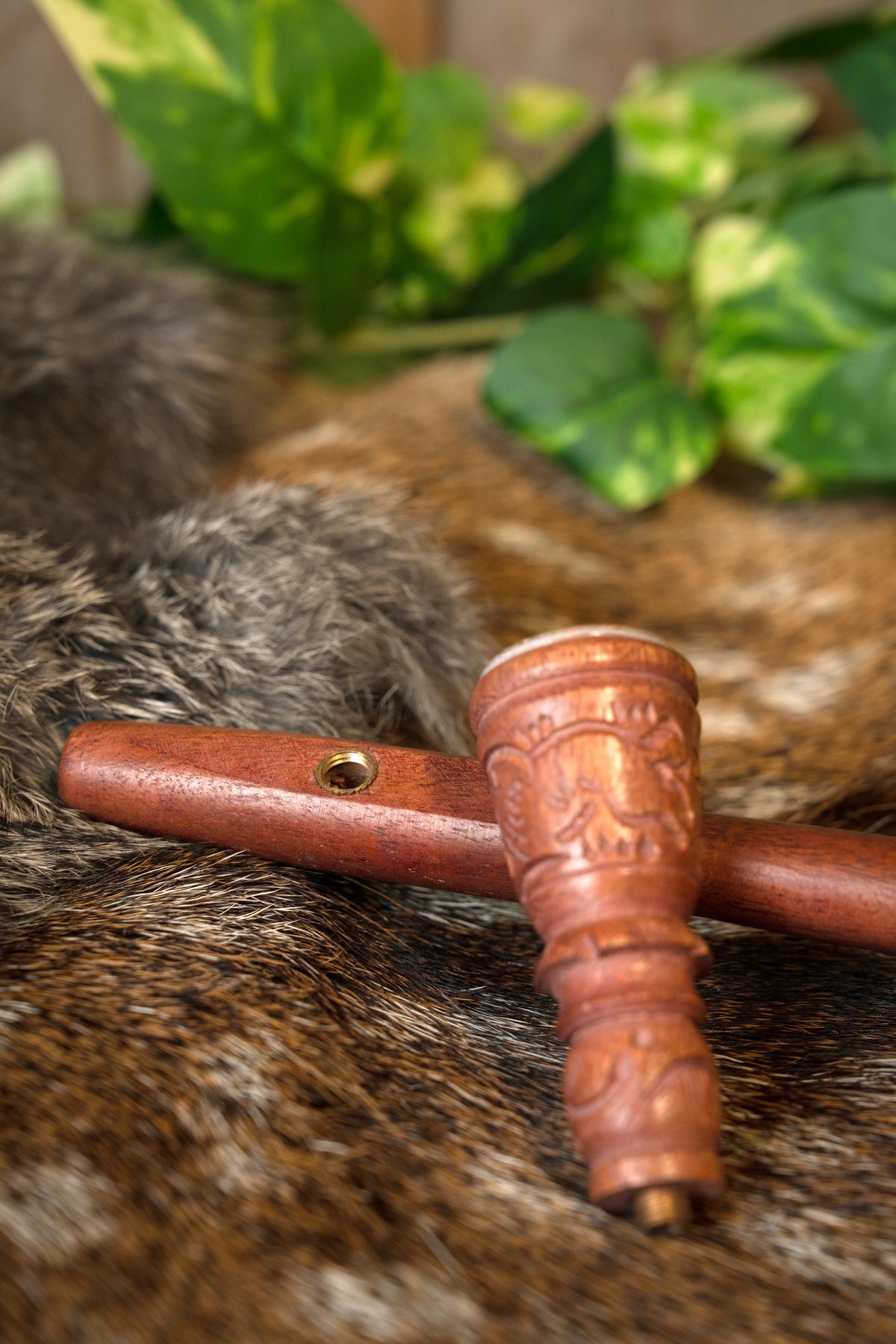 Wooden Pipe Wizard