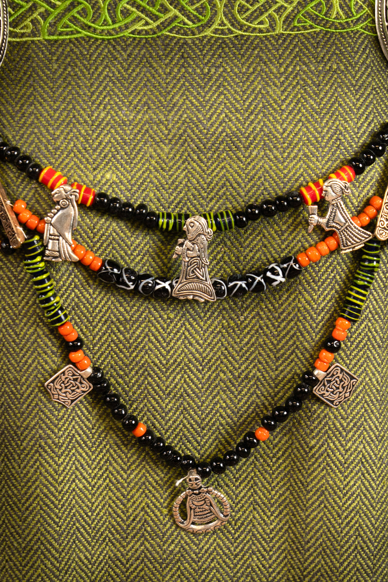 Bijou viking arabe, bronze argenté