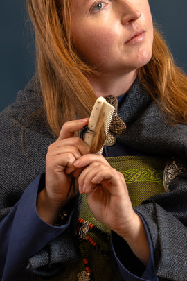 Viking Kamm Reykjavik aus Bein