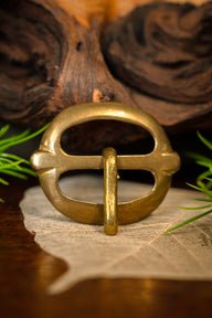 Double buckle brass
