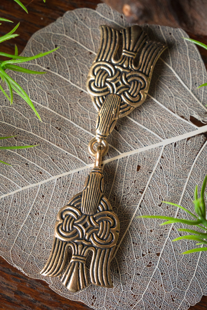 Fermeture de manteau Rusvik, bronze