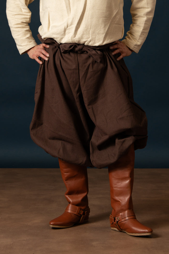 Renaissance puff pants Offnir, brown