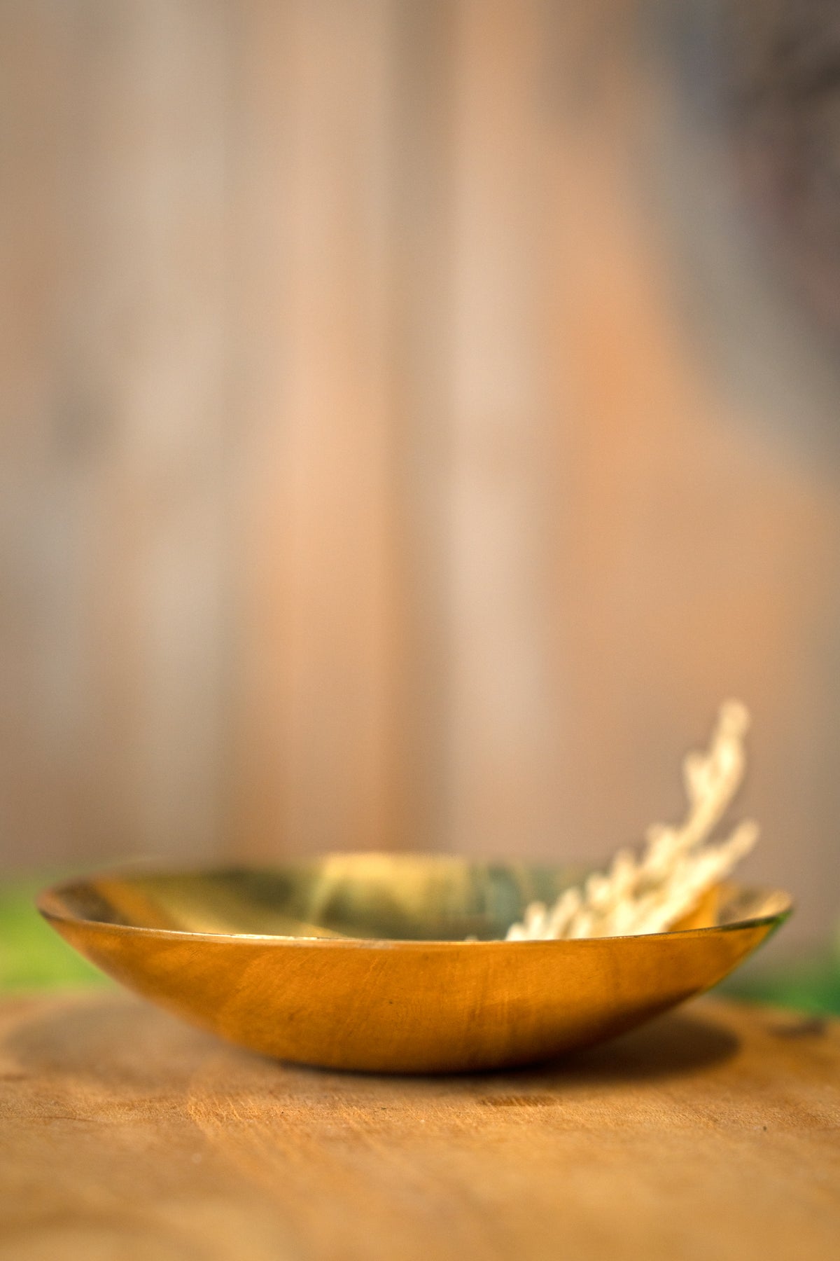 Brass incense bowl