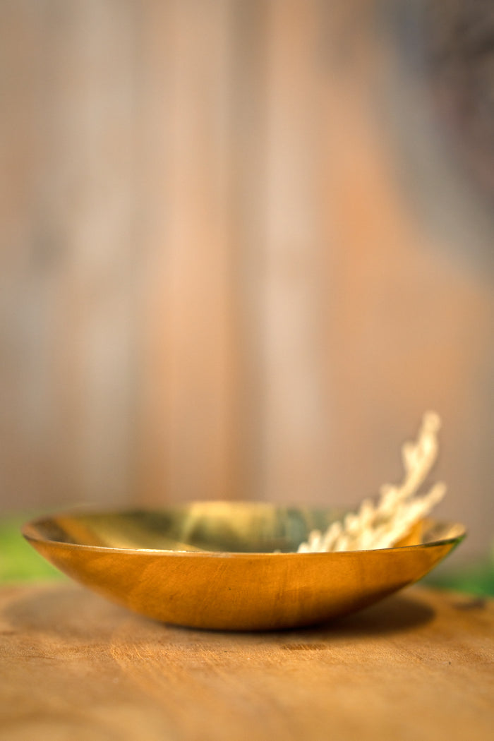 Brass incense bowl