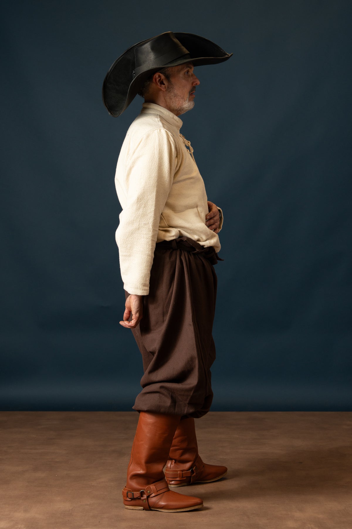 Renaissance puff pants Offnir, brown