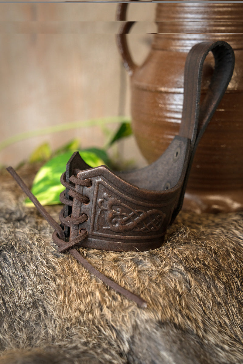 Porta-corno da bere Castagir, marrone