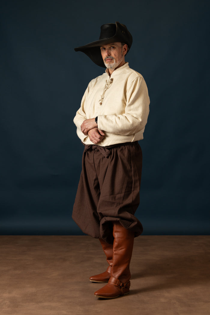 Renaissance puff pants Offnir, brown