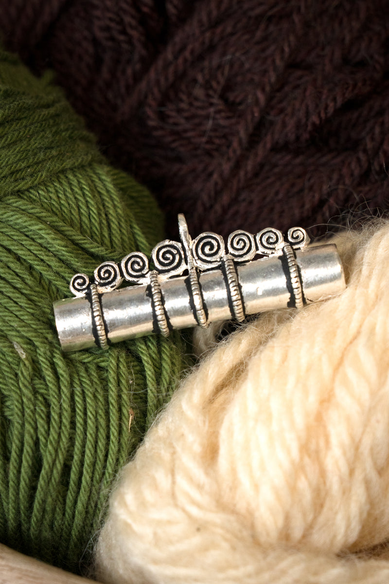 Naaldenkoker Birka, graf 515, verzilverd