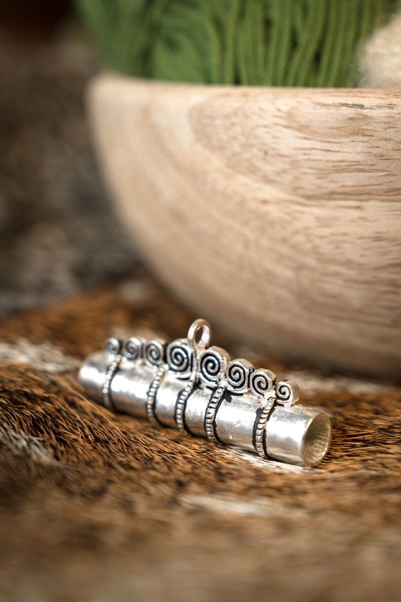 Naaldenkoker Birka, graf 515, verzilverd