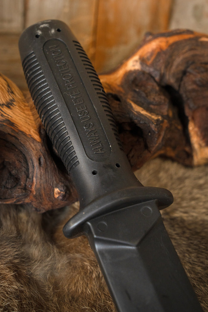 Rubber training dagger short