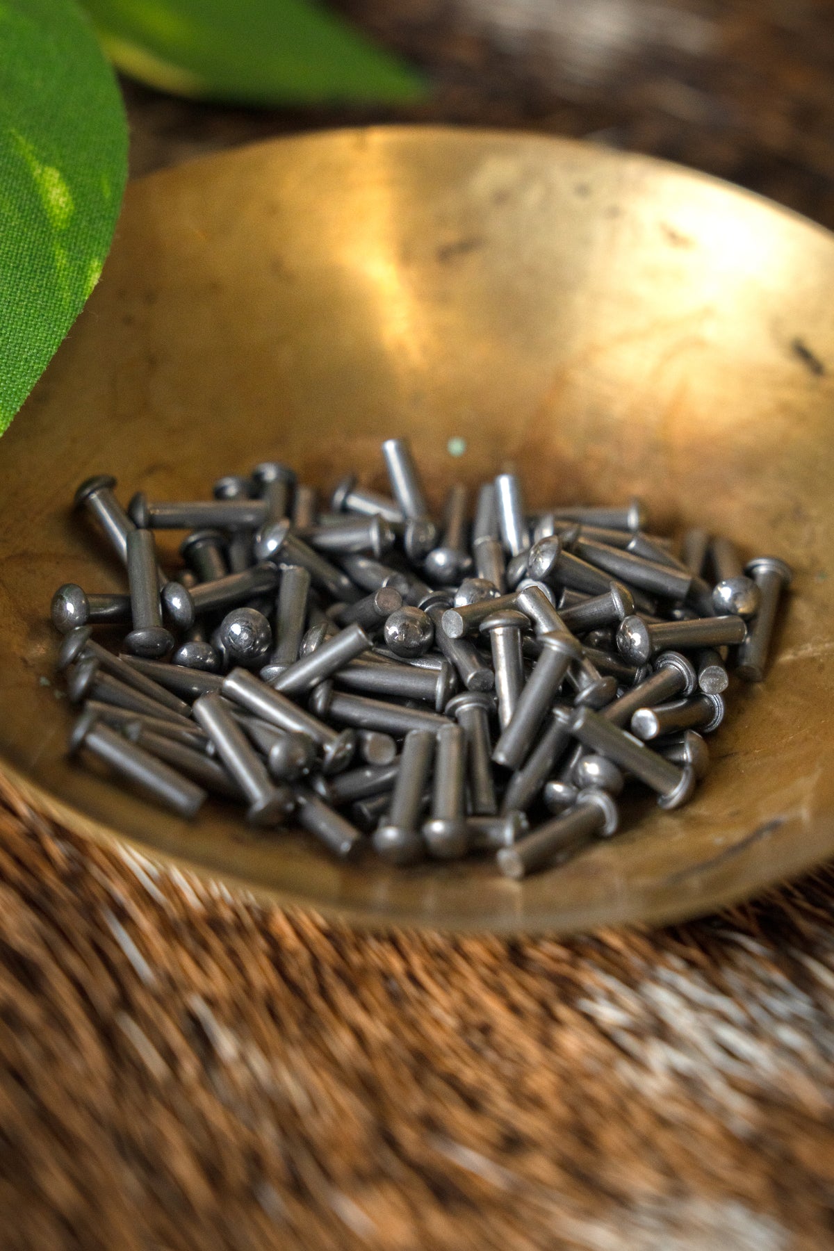 100 steel rivets 8 mm